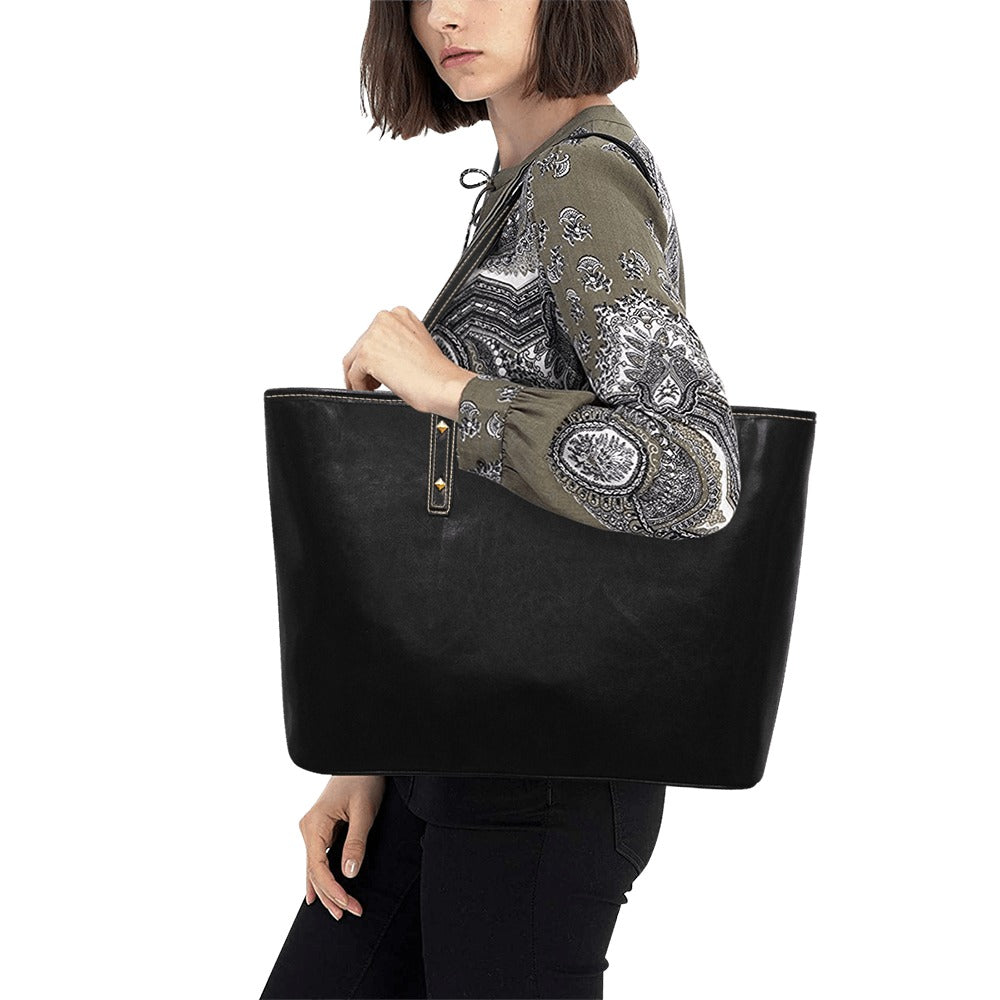 Tote bag en simili cuir