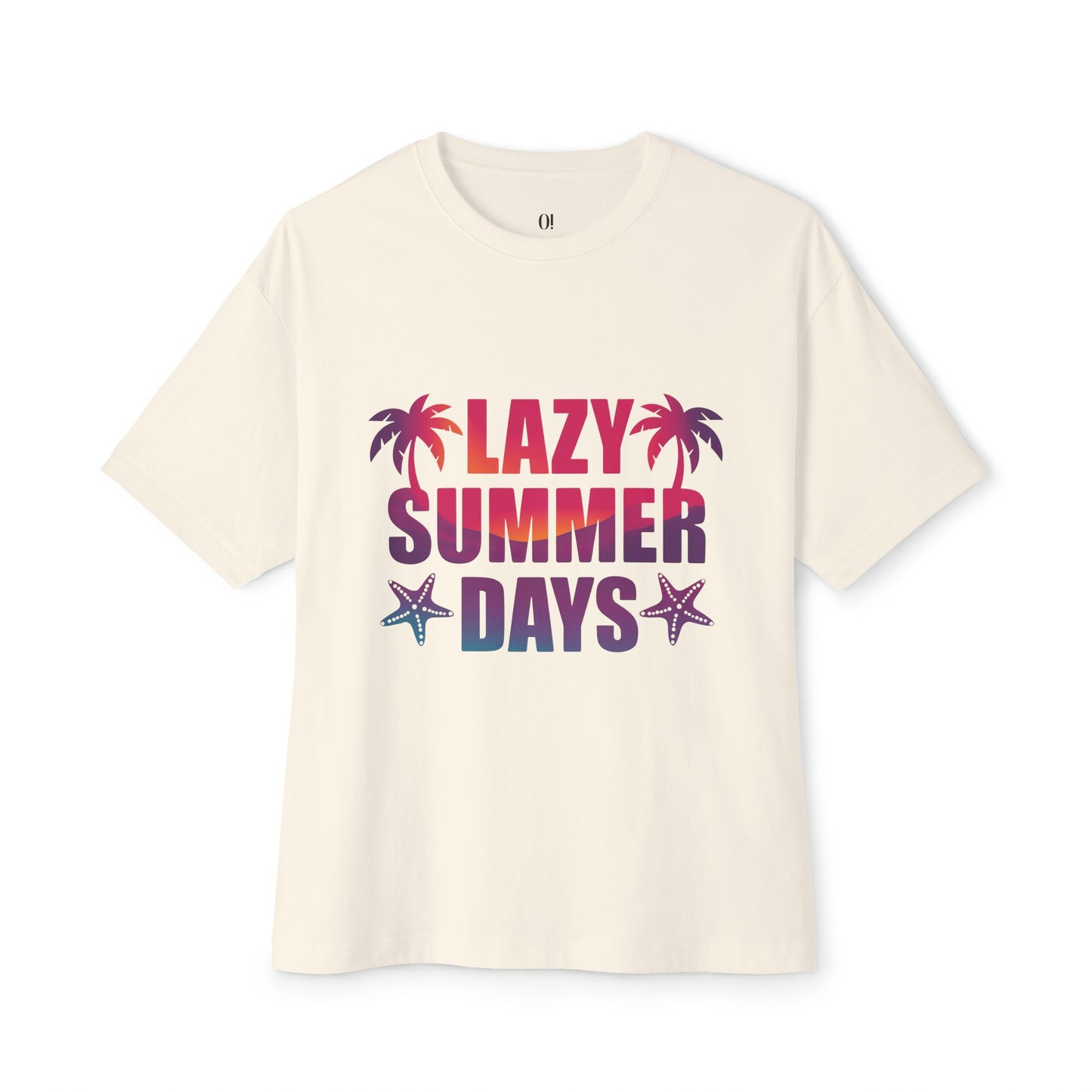 T-shirt unisexe oversize – Lazy Summer