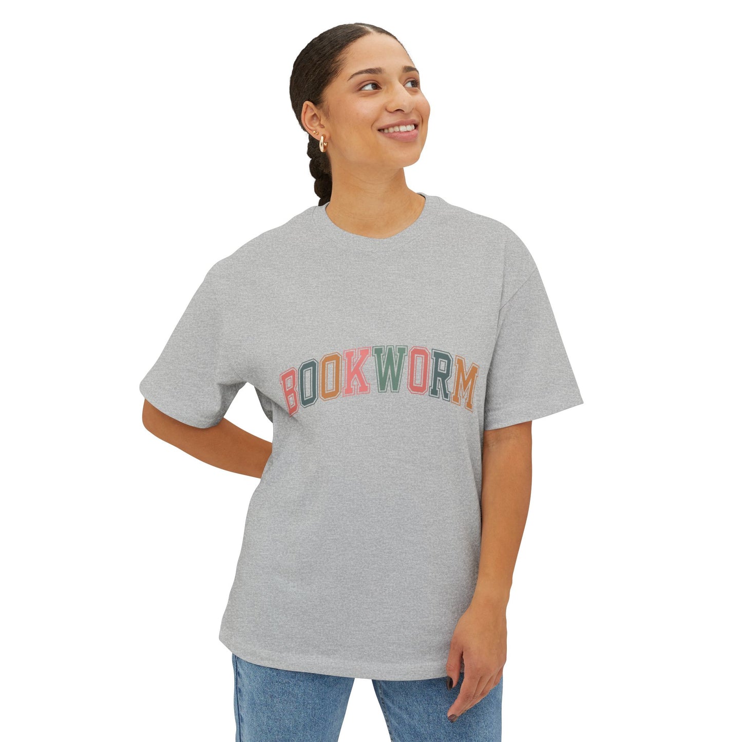 T-shirt unisexe oversize – Bookworm