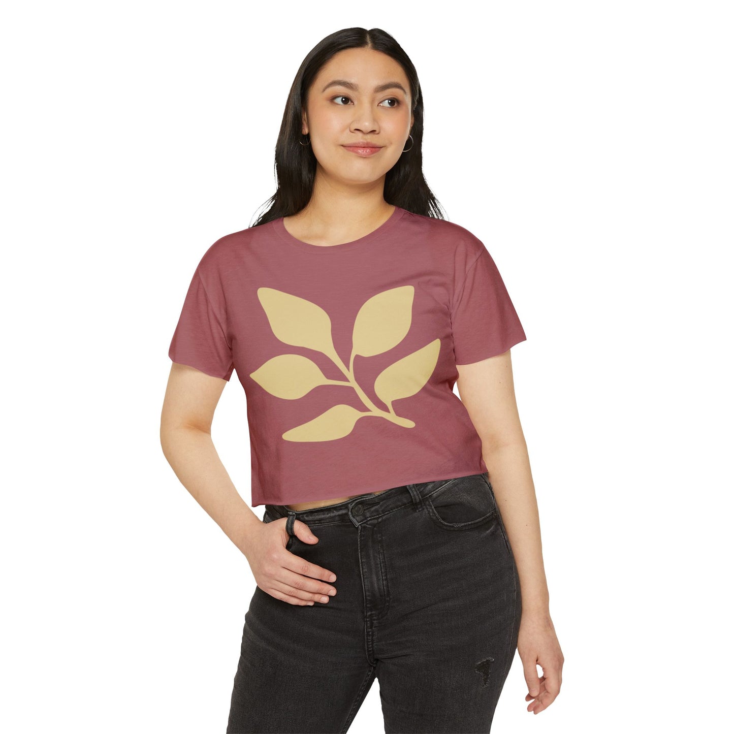 Crop Top - Feuille