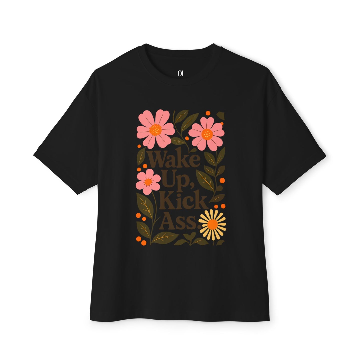 T-shirt unisexe oversize – Wake up