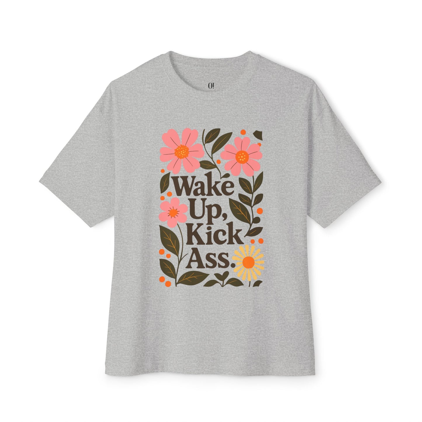 T-shirt unisexe oversize – Wake up