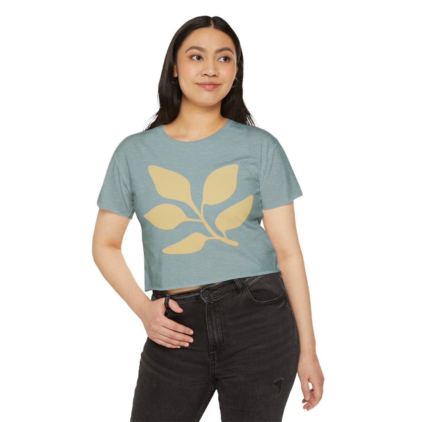 Crop Top - Feuille