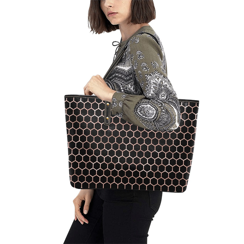 Tote bag en simili cuir