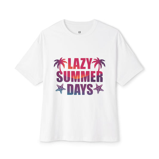 T-shirt unisexe oversize – Lazy Summer