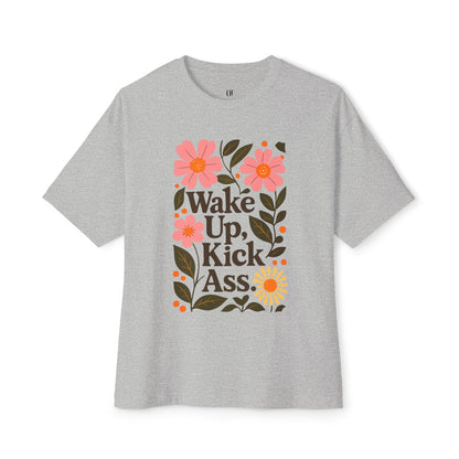 T-shirt unisexe oversize – Wake up