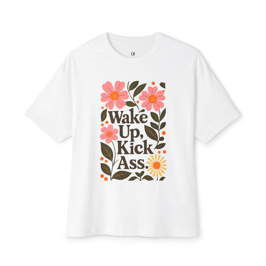 T-shirt unisexe oversize – Wake up