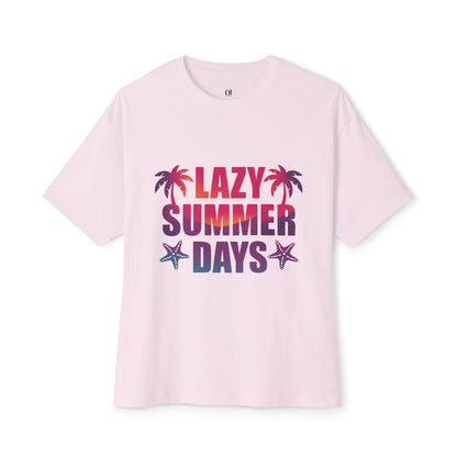 T-shirt unisexe oversize – Lazy Summer