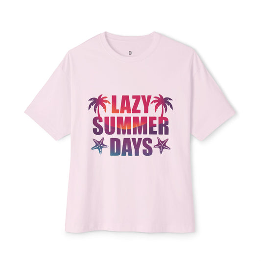 T-shirt unisexe oversize – Lazy Summer
